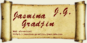 Jasmina Građin vizit kartica
